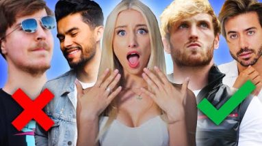 Ranking YouTubers on Attractiveness w/ Instagram Model Bella Rome | Smash or Pass Edition